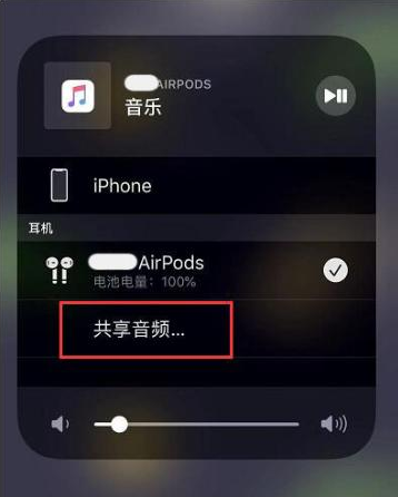 定日苹果14音频维修点分享iPhone14音频共享设置方法 