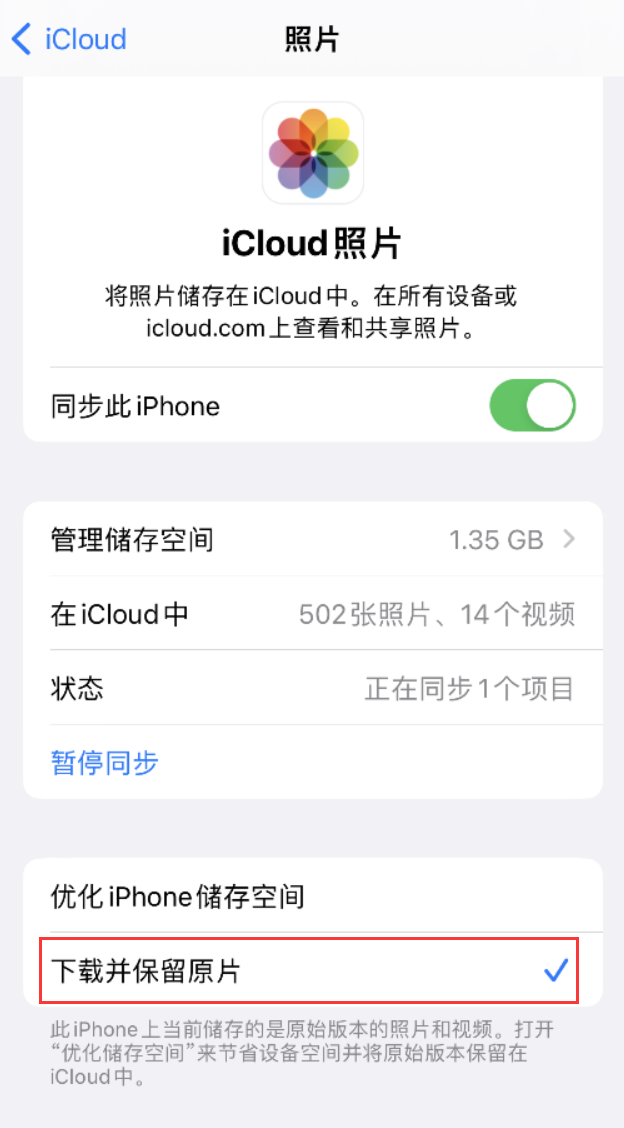 定日苹果手机维修分享iPhone 无法加载高质量照片怎么办 