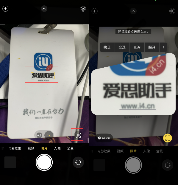 定日苹果手机维修分享升级iOS 16后如何通过相机翻译文本 