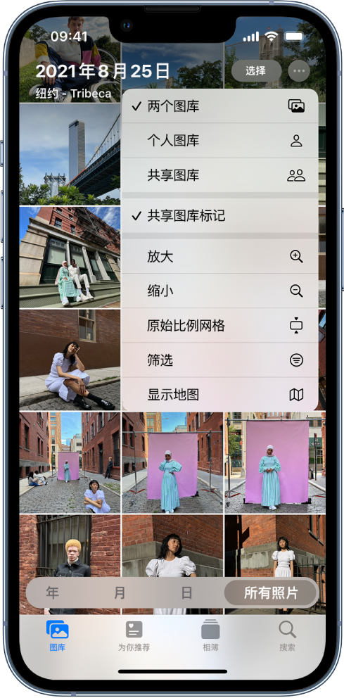 定日苹果手机维修分享升级 iOS 16.1 后，如何设置或加入 iCloud 共享照片图库 