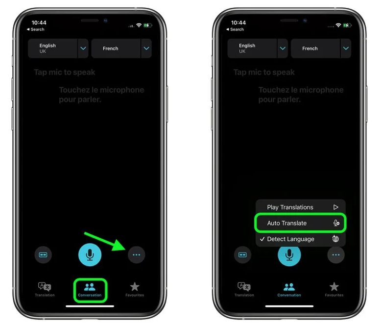 定日苹果手机维修分享iOS 15 “翻译” App 新改进 