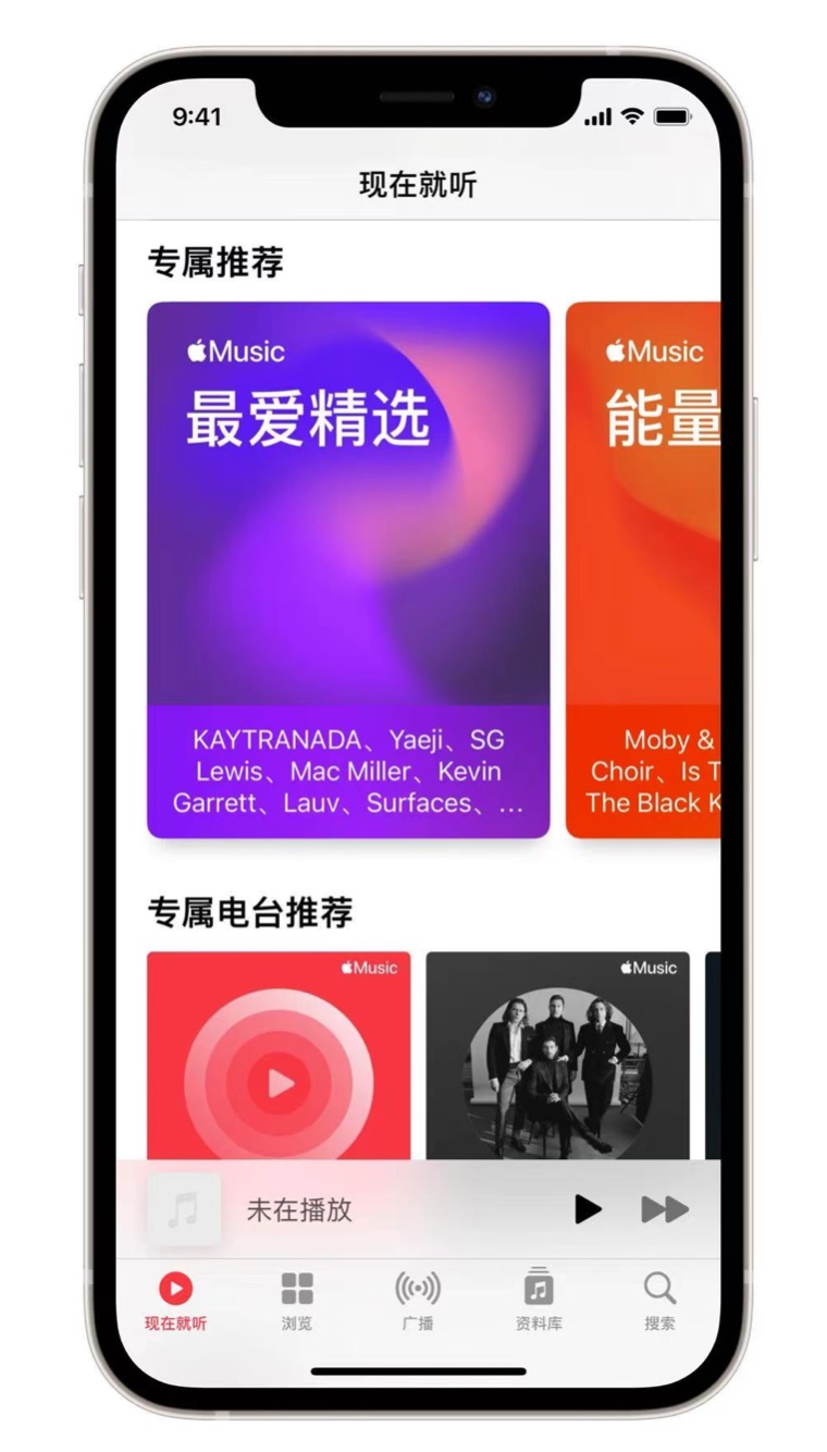 定日苹果手机维修分享iOS 14.5 Apple Music 新功能 