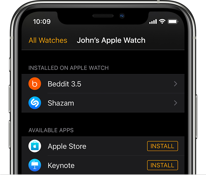 定日苹果手机维修分享如何在 Apple Watch 上下载应用 