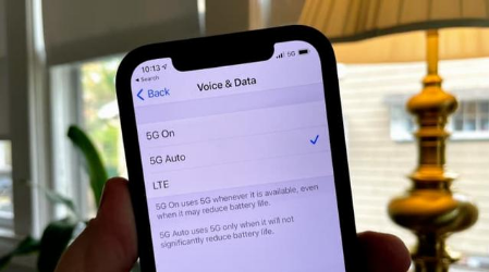 定日苹果手机维修分享iPhone 12如何打开或关闭5G网络 